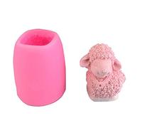 3D Pecora Silicone Torta Stampo Fondente Decorativo Stampo,Fai da Te Teglie e Mousse Gelatina Pudding Pasticceria Cioccolato Creazione Candele Resina Argilla Modanatura Cottura Al Forno Aromaterapia