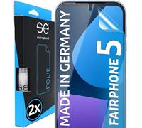 3D Pellicola protettiva per schermo per Fairphone Fairphone 5 [2 pezzi | smart engineered] - Transparente, Case-friendly, Non Vetro Temperato ma Pellicola Protettiva TPU