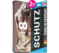 3D Pellicola protettiva per schermo per Google Pixel 8 Pro [2 pezzi | smart engineered] - Transparente, Case-friendly, Non Vetro Temperato ma Pellicola Protettiva TPU