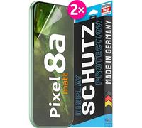3D Pellicola protettiva per schermo per Google Pixel 8a antiriflesso [2 pezzi | smart engineered] - Opaco, Case-friendly, Non Vetro Temperato ma Pellicola Protettiva TPU