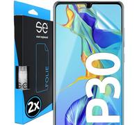 3D Pellicola protettiva per schermo per Huawei P30 [2 pezzi | smart engineered] - Transparente, Case-friendly, Non Vetro Temperato ma Pellicola Protettiva TPU