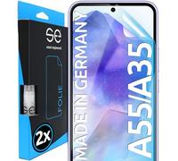 3D Pellicola protettiva per schermo per Samsung Galaxy A55 / A35 [2 pezzi | smart engineered] - Transparente, Case-friendly, Non Vetro Temperato ma Pellicola Protettiva TPU