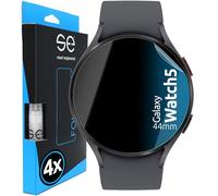 3D Pellicola protettiva per schermo per Samsung Galaxy Watch 5 44mm [4 pezzi | smart engineered] - Transparente, Case-friendly, Non Vetro Temperato ma Pellicola Protettiva TPU