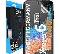 3D Pellicola protettiva per schermo per Samsung Galaxy Xcover 6 Pro antiriflesso [2 pezzi | smart engineered] - Opaco, Case-friendly, Non Vetro Temperato ma Pellicola Protettiva TPU
