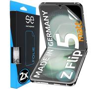 3D Pellicola protettiva per schermo per Samsung Galaxy Z Flip 5 antiriflesso [2 pezzi | smart engineered] - Opaco, Case-friendly, Non Vetro Temperato ma Pellicola Protettiva TPU