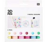 3D Pen - Set Pastell, 6 x 27ml