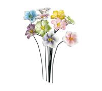 3D Petal Outdoor Decorations: Bee Watering Station features realistic ceram