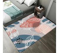3D Pianta Astratta Tappeti Per Area Per Il Soggiorno,Super Morbido Velluto Tappeti,Stampato In 3D Antiscivolo Tappeto Da Gioco Tappeto Strisciante Per Home Decor 40 X 60 Cm -3624031356265