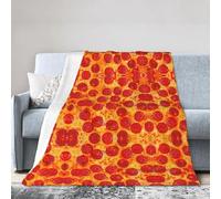 3d Pizza Pepperoni Stampa Tutte Le Stagioni Coperta Flanella Aria Condizionata Coperte Per Letto Divano Campeggio