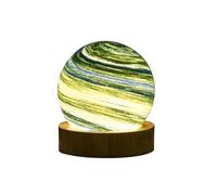 3D Planet Crystal LED Night Light Moon per USB Night Light Camera da Letto Comodino Atmosfera Decorazione da Tavolo Lampada B