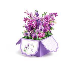 3D Pop-Up Carta Fiore Auguri Scheda W/ Busta Per Valentine's / Della Mamma