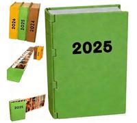 3D-Printable Sliding Photo Album, The Memory Cascade: Hold 12 Standard 6×5” Photos Memory Book with Magnetic Closure, Expandable Yearly Photo Holder for Family Wedding Travel (Green, 2025)