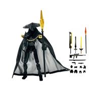 3D Printed Acction Fiigure | Stress Relief Figure Toy | Flessibile Multi-Jointed Movable Set Mechanical Doll For Kids Adults; Posable Robot Model, Desktop Decor, T13 Assembly Model, ADHD Gift