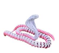 3D Printed Crystal Dragon Snake Fidget Toy Articulated Flexible Joint Sensory Stress Relief Desk Decor Office Gift(Surge,45cm)