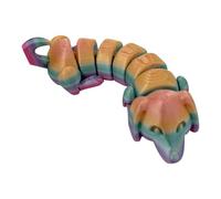 3D Printed Dog, Articulated Dachshund Figurine, Flexible Sculpted Model, 4.72 inches Fantasy Display Accent with Moveable Body, Ideal for Bookshelf, Entryway, Bedroom and Workstation