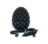 3d Printed Dragon, Articulated Dragon Toy, 11.43x8.64 Inches Realistic Collectible, Glow in the Dark Feature, Flexible Serpent Figure for Desk, Home, Decoration, Holiday, Birthday