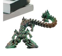 3D Printed Dragon | Double Head Crystal Dragon 3D Printed Fidget Toys