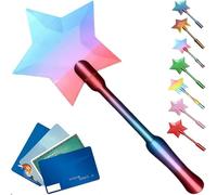 3D Printed Fairy Wand Card Holder,3D Printed Wand Taps To Pay,Magic Contactless Payment Holder Taps, Contactless Payment Cards Holder for Teens Adults Cosplay Magicians Performers (Color-B)