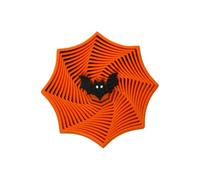 3D Printed Fidget Toy - Interactive Ghost Figure for Sensory Play and Seasonal Display | PLA Material with Articulated Moving Structure, Decorative Desk Accessory for Home Travel Office, 9x9x1.4cm