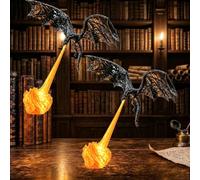 3D Printed Fire Breathing Dragon,Dragon Breathing Fire Book Nook，2B(S)
