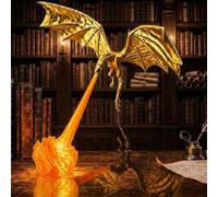 3D Printed Fire Breathing Dragon,Dragon Breathing Fire Book Nook，D(S)