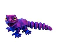 3d Printed Gecko Figurine, Lizard Toy, Articulated Reptile Fidget Figure 5.51x2.28x2.28 in for Kids Boys Girls, Fun Desk Decoration Bedroom Dorm Living Room, Creative Stress Relief Gift and Playtime