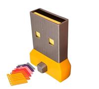 3D Printed Giant USB Organizer | 3D Desk Note Holder With Hidden Storage Compartment, Magnetic Closure, Included 6 Colorful Stencils, For Home, School, Offices, Holiday, Travel, Daily, Bedroom