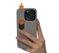 3D Printed Middle Sliding Finger Sliding Phone Case for iPhone 15 14 13 12 PRO Max Plus Funny Spoof Creative Friendly Gesture Phone Case (Color : A, Size : for iPhone 12)