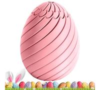 3D Printed Puzzle - Rotating Egg Sphere, 4.7x4.7x5.6cm Easter Spin Game for Valentines Adults, Twisting Orb with Interactive Play, Desk Toy, Holiday Spinner for Classroom Reward