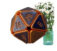 3D Printed Role Playing Dice, Polyhedral Fidget Toys for Adults, Sensory Relief Dice for Tabletop RPG, Parties, Gatherings, Home, Ufficio, Study, Work, and Birthday Fun 1,97 x 1,97 x 1,97 pollici