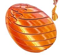 3D Printed Slippery Egg Fidget, Colorful Twisty Fidget Egg Easter Basket Stuffers for Adults Teens