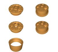 3D Printed Three-Part Rims for RC Trophy Truck w/ General Grabber X3 Tires