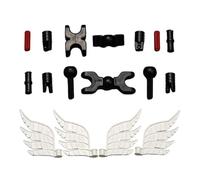 3D Printed Wings 3D Printed Action Figure, Decorative Collectibles Desktop | 3D Printed Action Figure Desktop Doll Wings Decorations For Boys Girls Adults Desk