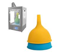 3D Printer Accessories, Photosensitive Resin Paper Funnel Silicone Funnel for Resin Printing Material
