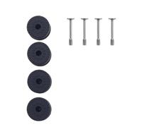 3D Printer Anti Vibration Feet, Cuscinetti antiurto in silicone*4+viti*4+rondella*4 Ammortizzatore in gomma di facile installazione, compatibile con accessori for stampante 3D Bambu H2D/H2DS