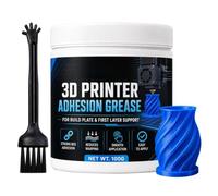 3D Printer Bed Adhesive Paste | Anti Warping Strong Grip Bonding | 3D Printer Build Plate Adhesion Grease for ABS TPU Nylon Home Workshop Repair Shop