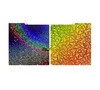 3D printer bed, Compatibile con Anycubic Kobra S1 Piastra da letto 250mm Combo Costruisci doppio lato Peo Pet Pei Pey Chameleon Accessorio 3d,parts(BET300 with clamp)