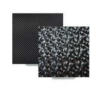 3D printer bed, Piastra Kobra 2 Pro 230x230mm, compatibile con gli aggiornamenti Anycubic Neo Costruisci parti della stampante 3D Pei Sheet Pei Pet,parts(BET300 with clamp)