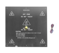 3D Printer Heated Bed 24V 350W High Power Aluminium Alloy 500x500mm 3D Printer Hotbed Platform