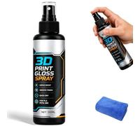 3D Printer Model Gloss Spray Quick Drying Layer Line Reducer，1Pcs | with Towel, Enhances Shine, Smooth Surface, Smooth Touch, Easy to Use for Pla, Petg, Abs