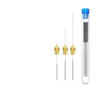 3D printer nozzle, Estrusore con ugello in ottone da 10 pezzi 0,4 mm con 10 pezzi Z3 3S Pro V2 CR10, compatibile for Anet A8 + parte stampante 3D 21 pezzi in 1,parts