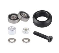 3d printer v-wheel, 10 pezzi CNC Big POM Solid V Wheel con cuscinetto for profili in alluminio V-Slot Puleggia stampante 3D Ender3 V2(With 625-2RS Spacer)