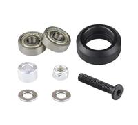 3d printer v-wheel, 10 pezzi CNC Big POM Solid V Wheel con cuscinetto for profili in alluminio V-Slot Puleggia stampante 3D Ender3 V2(With 625ZZ Spacer)