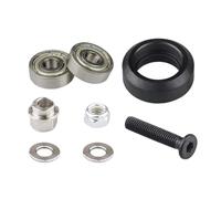 3d printer v-wheel, 10 pezzi CNC Big POM Solid V Wheel con cuscinetto for profili in alluminio V-Slot Puleggia stampante 3D Ender3 V2(With 625ZZ Nut)