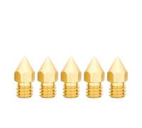3D printers accessory, 5-100 pezzi stampante 3D ugello in ottone rame formati misti 0.2/0.3/0.4/0.5/0.6/0.8mm testina di stampa estrusore for 1.75MM MK8 HotEnd J-Head,for parts(0.4mm)