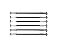 3D printers accessory, Compatibile for stampante 3D FLSUIN QQ-S-PRO/SR/Q5 Parti Delta Kossel Fibra di carbonio Asta di spinta Braccio parallelo Set Accessori,for parts(For QQ-S-PRO)