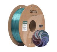 3D printing filament ESUN EPLASILKMYSTICP175CPG1, Rame/Turchese/Verde/Viola