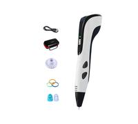 3D Printing Pen for Kids with Travel Case and Filament Drawing & Educational Art Tool for Children'S Projects White