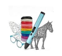 3D Printing Pen Kit with LCD Display 10 Color PLA Filament And Stencil Book for Creative Projects And DIY Crafts