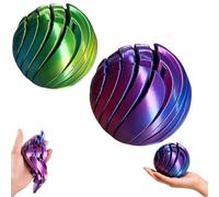 3D Printing-Slime Ball Fidget Toy,Liquid Flow Sensation Stress Relaxation Sphere,Adults Twistable Desk Toy for Relaxation,Flow Solid Toys for Office Home and Travel